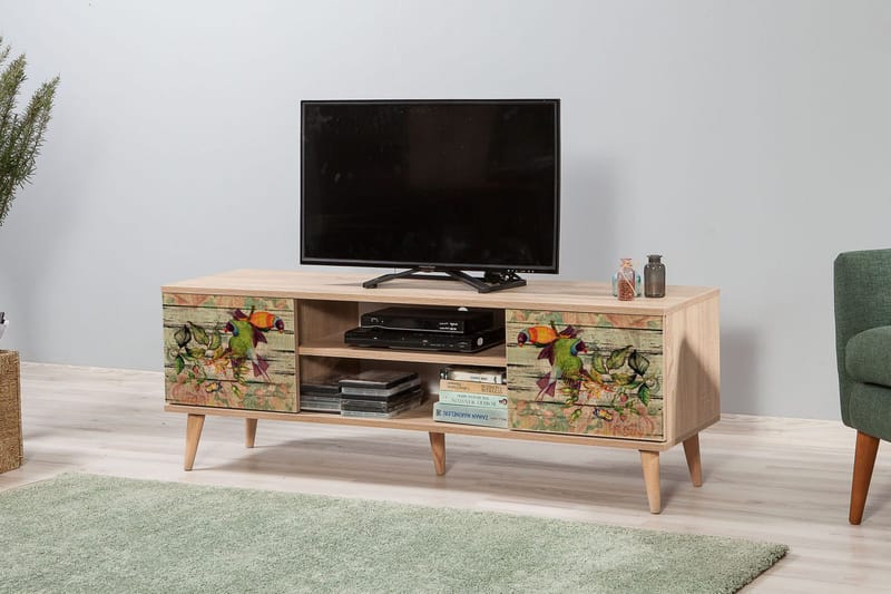 Brokind TV-Benk 140 cm - Brun - Møbler - Mediamøbel & tv møbel - TV-benk & mediabenk