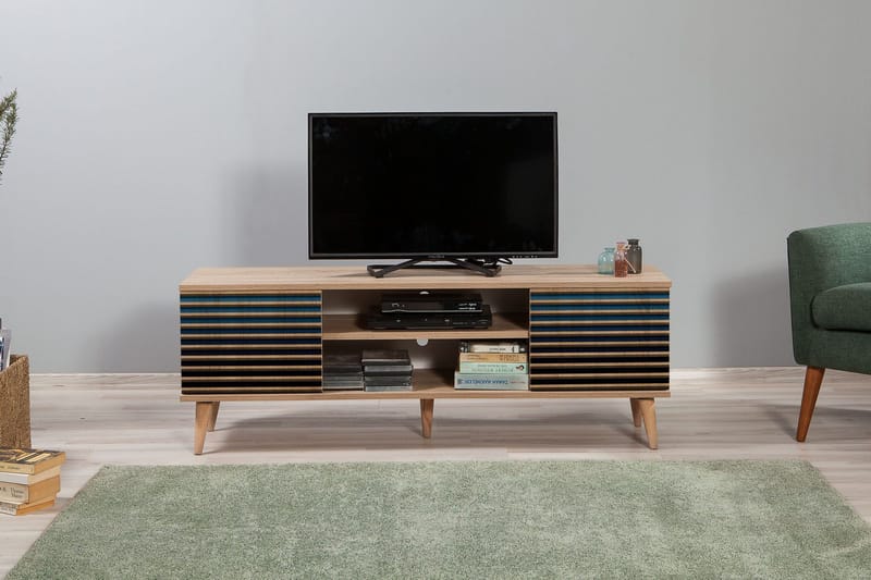 Brokind TV-Benk 140 cm - Brun - Møbler - Mediamøbel & tv møbel - TV-benk & mediabenk