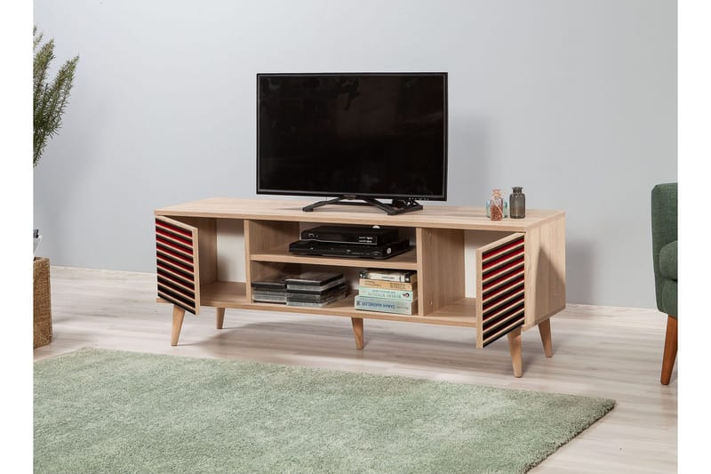 Brokind TV-Benk 140 cm - Brun - Møbler - Mediamøbel & tv møbel - TV-benk & mediabenk