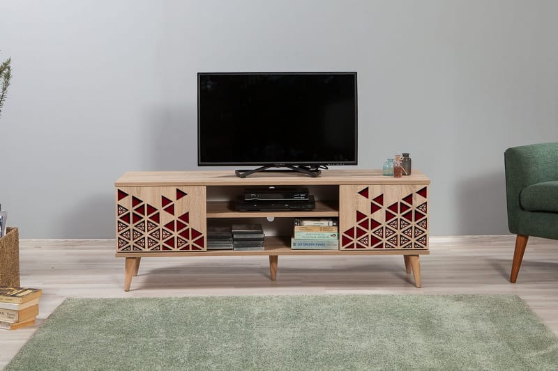 Brokind TV-Benk 140 cm - Brun - Møbler - Mediamøbel & tv møbel - TV-benk & mediabenk