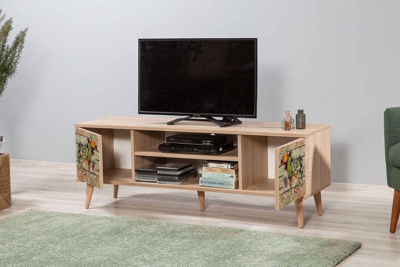 Brokind TV-Benk 140 cm - Brun - Møbler - Mediamøbel & tv møbel - TV-benk & mediabenk
