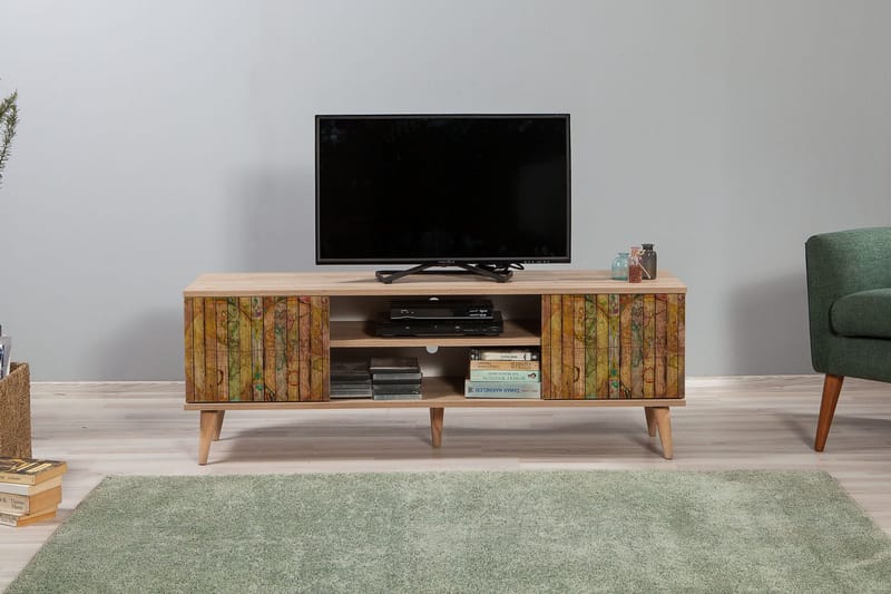 Brokind TV-Benk 140 cm - Brun - Møbler - Mediamøbel & tv møbel - TV-benk & mediabenk