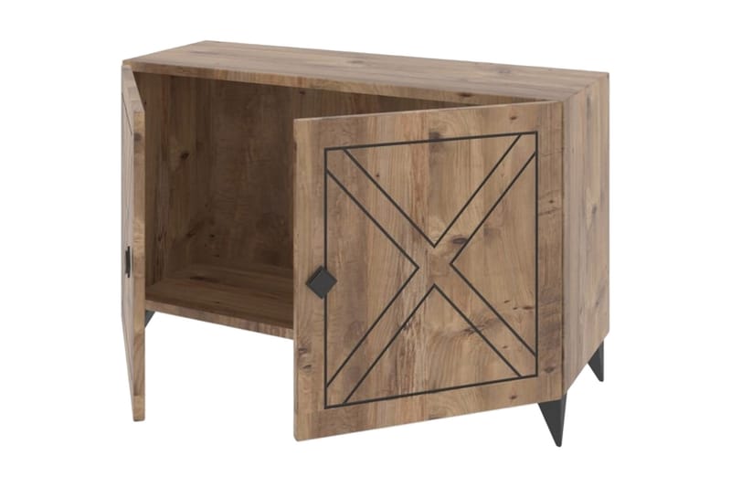 Bryants TV-Benk 100 cm - Tre/Natur - Møbler - Mediamøbel & tv møbel - TV-benk & mediabenk