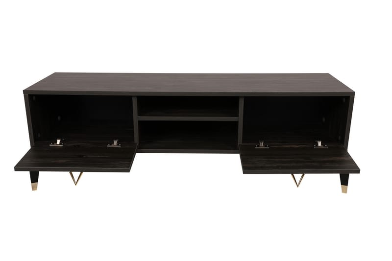 Buvillage TV-benk 143 cm - Mørkebrun - Møbler - Mediamøbel & tv møbel - TV-benk & mediabenk