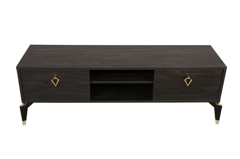 Buvillage TV-benk 143 cm - Mørkebrun - Møbler - Mediamøbel & tv møbel - TV-benk & mediabenk