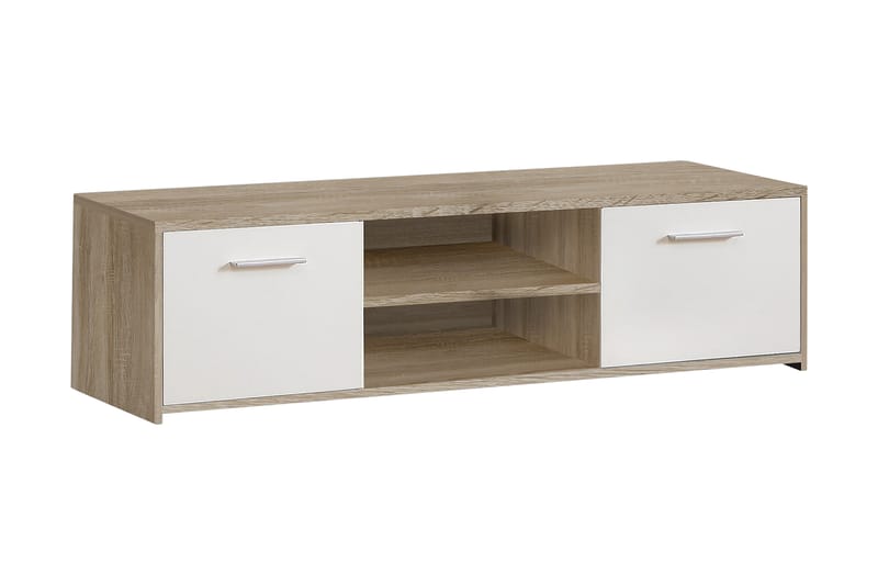 Cadgwith TV-benk 136 cm - Brun/Hvit - Møbler - Mediamøbel & tv møbel - TV-benk & mediabenk