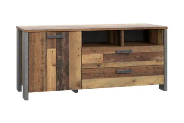 Cadle TV-Benk 142 cm - Brun/Grå - Møbler - Mediamøbel & tv møbel - TV-benk & mediabenk