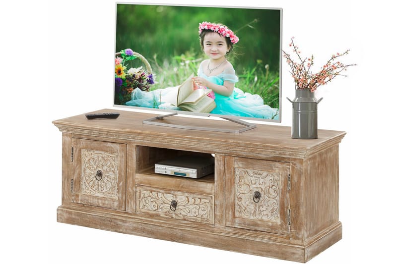 Cadmus TV-benk 135 cm - Brun - Møbler - Mediamøbel & tv møbel - TV-benk & mediabenk