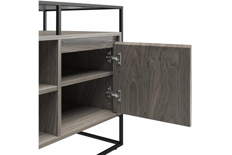 Camley Tv-benk 136,6x49,8 cm Grå - Dorel Home - Møbler - Mediamøbel & tv møbel - TV-benk & mediabenk