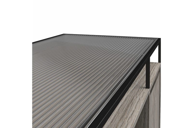 Camley Tv-benk 136,6x49,8 cm Grå - Dorel Home - Møbler - Mediamøbel & tv møbel - TV-benk & mediabenk