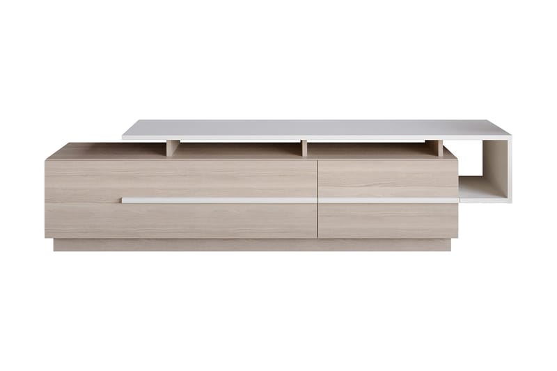 Campora TV-benk 150 cm - Natur/Hvit - Møbler - Mediamøbel & tv møbel - TV-benk & mediabenk