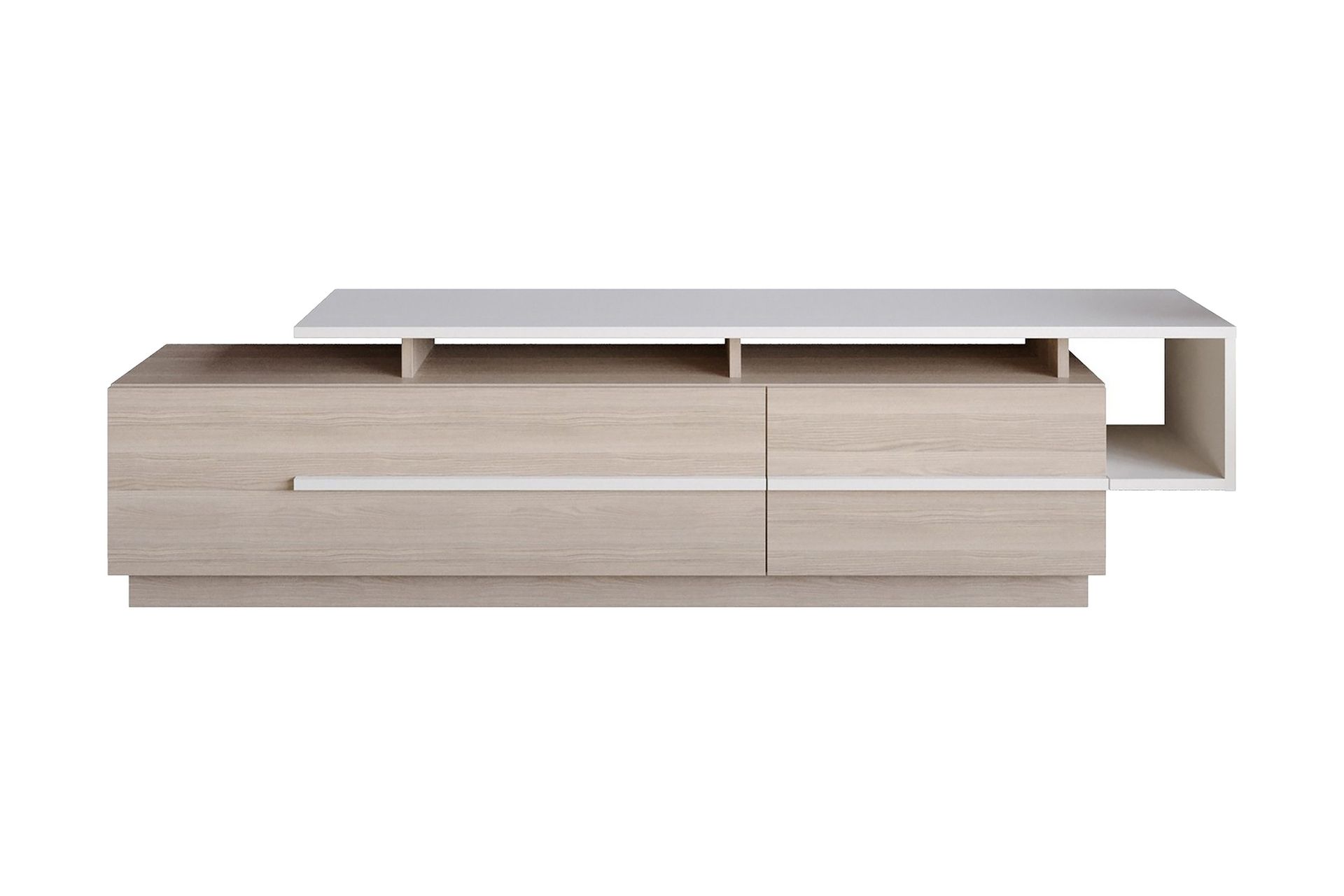 Campora TV-benk 150 cm - Natur/Hvit