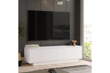 Caswell TV-benk 140 cm - Hvit - Møbler - Mediamøbel & tv møbel - TV-benk & mediabenk