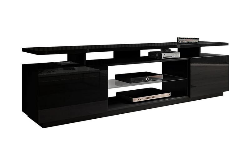 Ceasar TV-benk 180 cm - Svart - Møbler - Mediamøbel & tv møbel - TV-benk & mediabenk