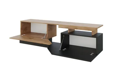 Ceelias Tv-benk 160 cm - Natur|Hvit - Møbler - Mediamøbel & tv møbel - TV-benk & mediabenk