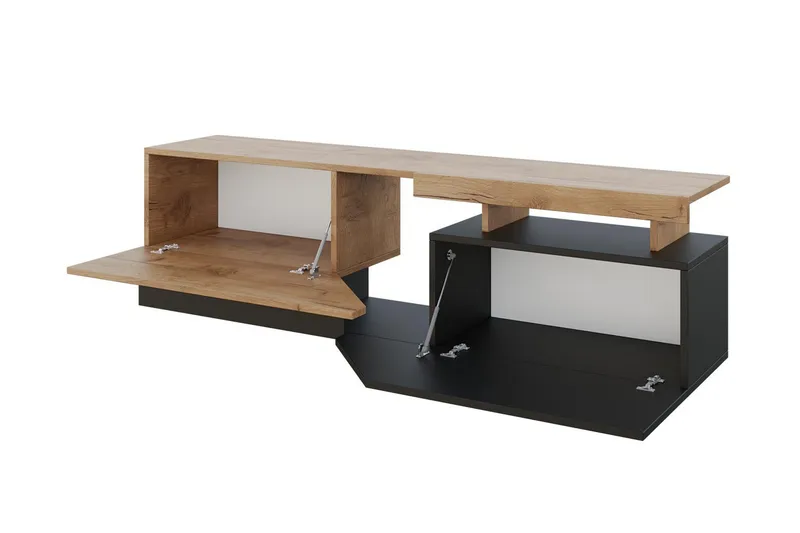 Ceelias Tv-benk 160 cm - Natur|Hvit - Møbler - Mediamøbel & tv møbel - TV-benk & mediabenk