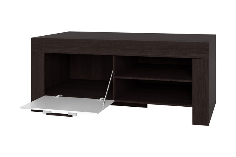 Cezar Gulvstående TV-benk 120 cm med Oppbevaring i Eik - Beige - Møbler - Mediamøbel & tv møbel - TV-benk & mediabenk
