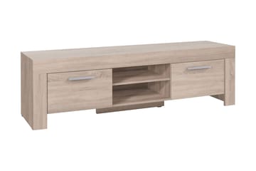 Cezar Gulvstående TV-benk 170 cm med Oppbevaring i Eik - Beige - Møbler - Mediamøbel & tv møbel - TV-benk & mediabenk