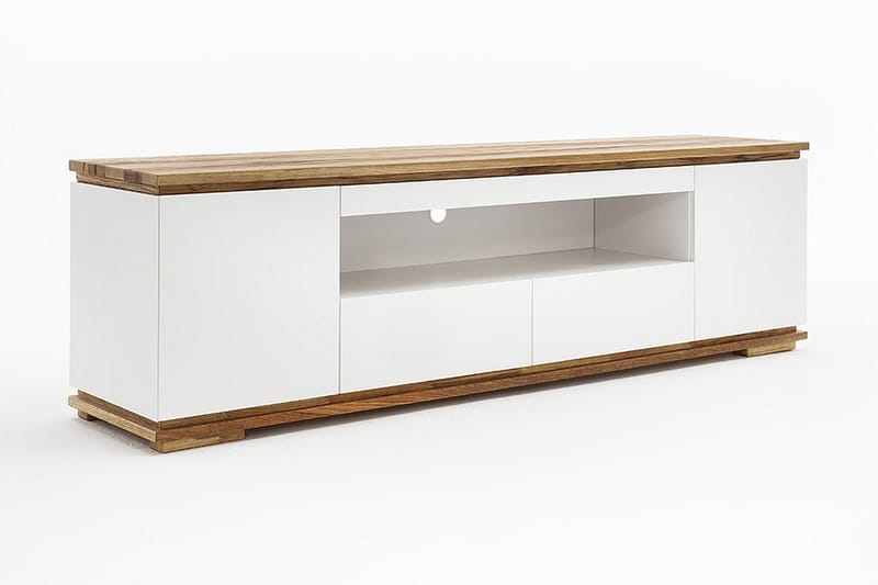 Chiaro TV-benk 202 cm - Hvit - Møbler - Mediamøbel & tv møbel - TV-benk & mediabenk