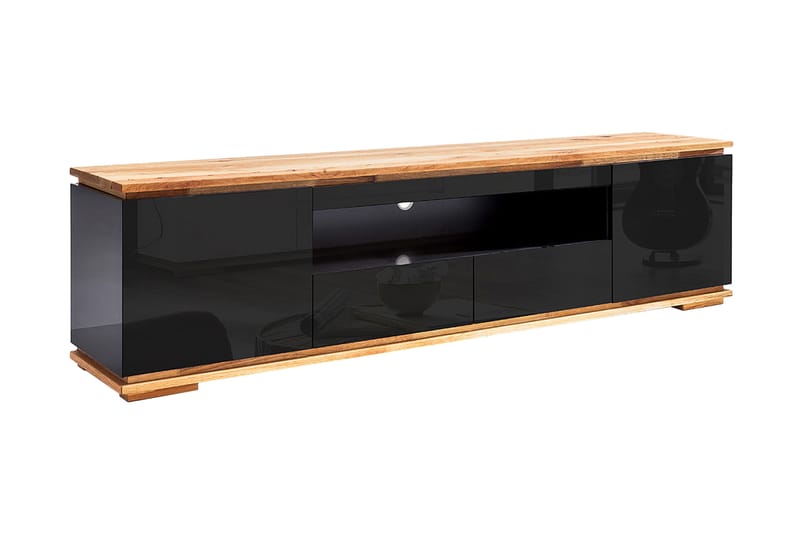 Chiaro TV-benk 202 cm - Svart - Møbler - Mediamøbel & tv møbel - TV-benk & mediabenk