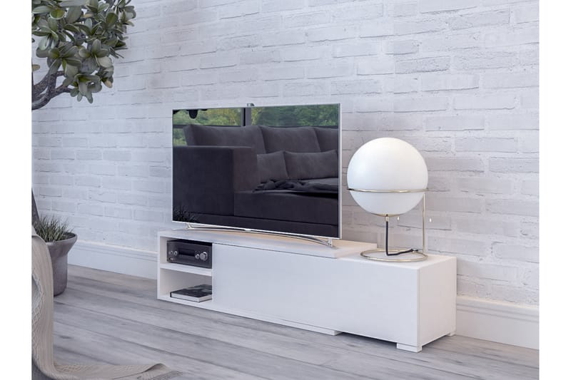 Cliff TV-benk 180 cm - Hvit - Møbler - Mediamøbel & tv møbel - TV-benk & mediabenk
