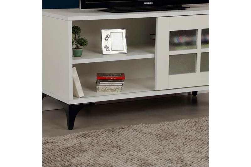Comfortale TV-benk 100 cm - Hvit - TV-benk & mediabenk