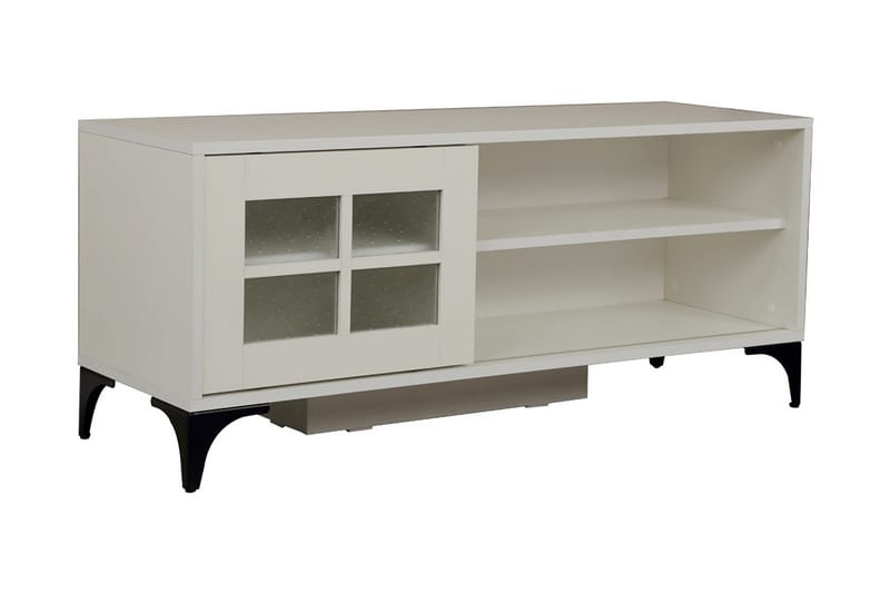 Comfortale TV-benk 125 cm - Hvit - Møbler - Mediamøbel & tv møbel - TV-benk & mediabenk