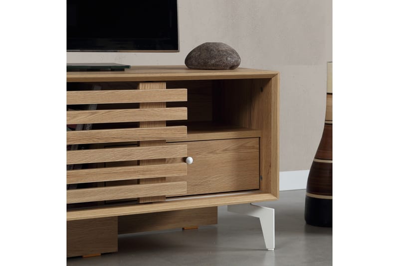 Comfortale TV-benk 125 cm - Tre - Møbler - Mediamøbel & tv møbel - TV-benk & mediabenk