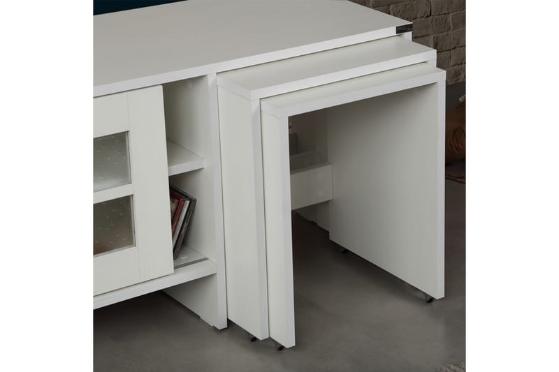 Comfortale TV-benk 150 cm - Hvit - Møbler - Mediamøbel & tv møbel - TV-benk & mediabenk