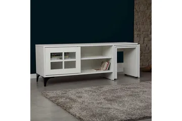 Comfortale TV-benk 150 cm - Hvit - Møbler - Mediamøbel & tv møbel - TV-benk & mediabenk