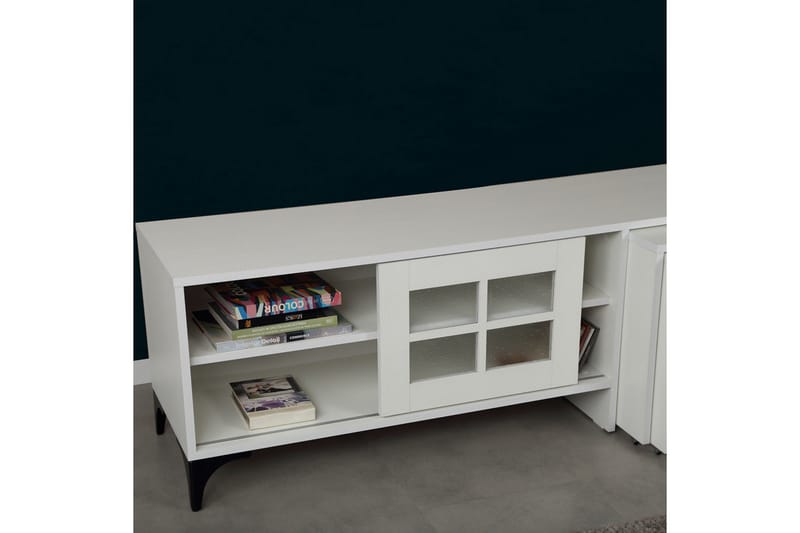 Comfortale TV-benk 150 cm - Hvit - Møbler - Mediamøbel & tv møbel - TV-benk & mediabenk