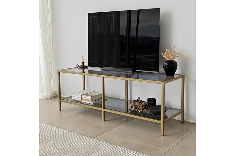 Condurso TV-benk 130 cm - Gull - Møbler - Mediamøbel & tv møbel - TV-benk & mediabenk