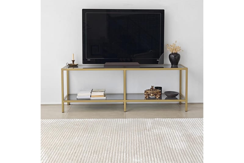 Condurso TV-benk 130 cm - Gull - Møbler - Mediamøbel & tv møbel - TV-benk & mediabenk