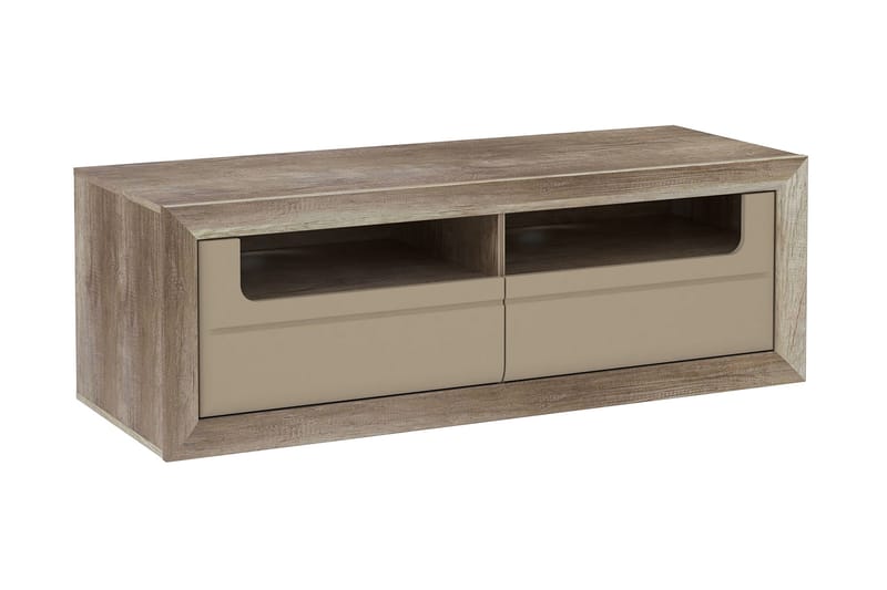 Corlius Tv-benk 144 cm - Beige/Brun - TV-benk & mediabenk