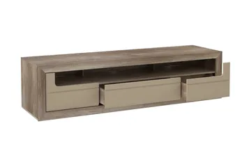 Corlius Tv-benk 194 cm - Beige/Brun - Møbler - Mediamøbel & tv møbel - TV-benk & mediabenk