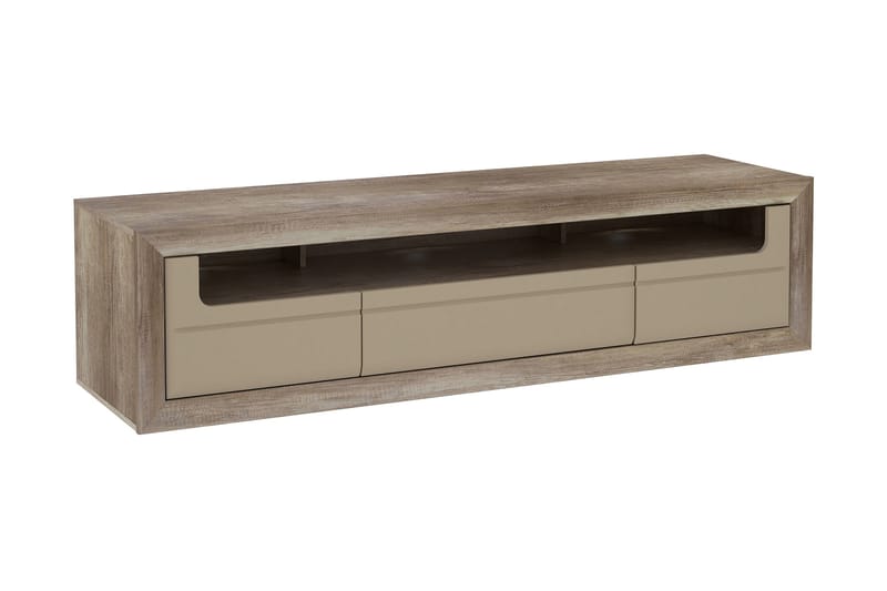 Corlius Tv-benk 194 cm - Beige/Brun - Møbler - Mediamøbel & tv møbel - TV-benk & mediabenk