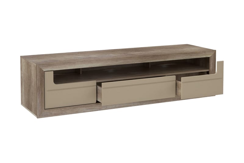 Corlius Tv-benk 194 cm - Beige/Brun - Møbler - Mediamøbel & tv møbel - TV-benk & mediabenk