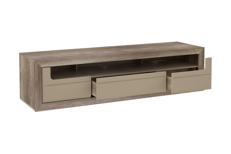 Corlius Tv-benk 194 cm - Beige/Brun - TV-benk & mediabenk