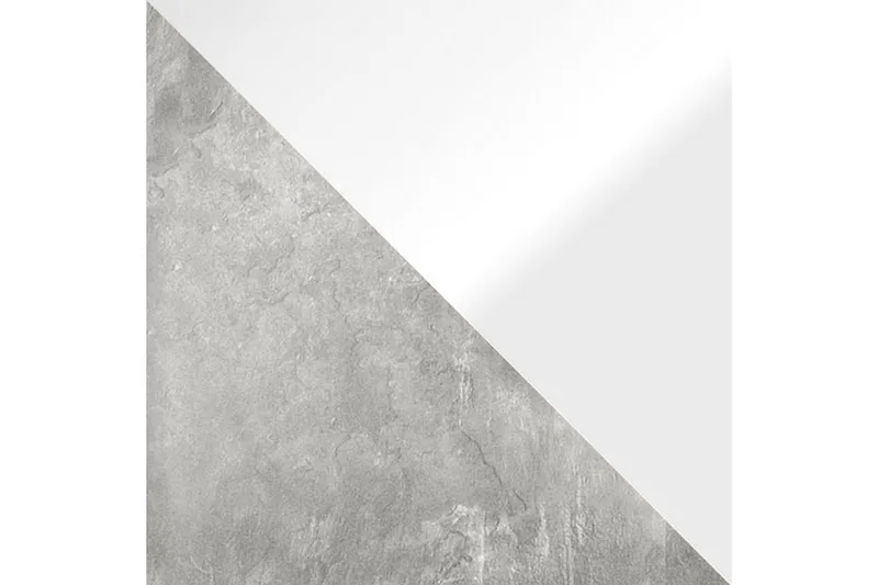 Cuguen TV-benk 180 cm LED-belysning - Hvit|Grå|Hvit LED - Møbler - Mediamøbel & tv møbel - TV-benk & mediabenk