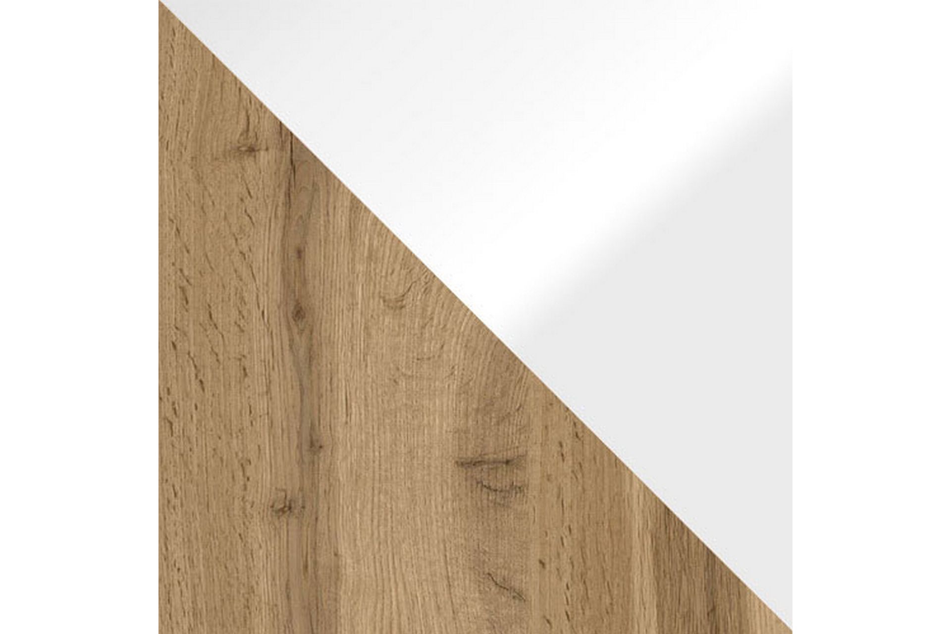 Cuguen Tv-skap 140 cm - Hvit/Natur - Møbler - Mediamøbel & tv møbel - TV-benk & mediabenk