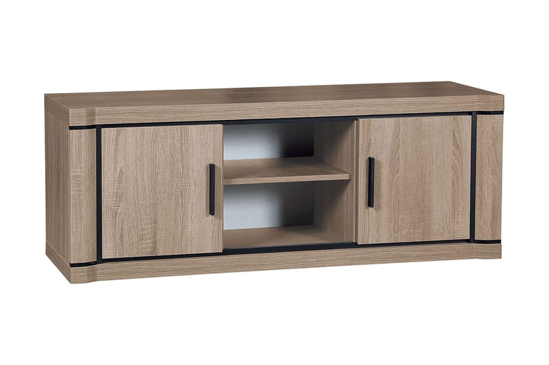 Dallas TV-benk 137x44x53 cm - Beige/Grå - Møbler - Mediamøbel & tv møbel - TV-benk & mediabenk