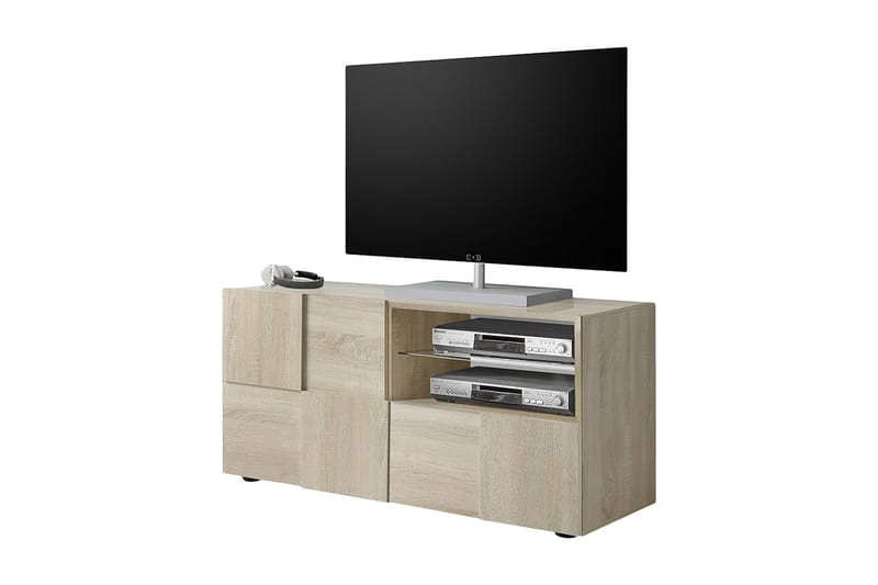 Dama TV-benk 121 cm - Samoa Eik/Tre - Møbler - Mediamøbel & tv møbel - TV-benk & mediabenk