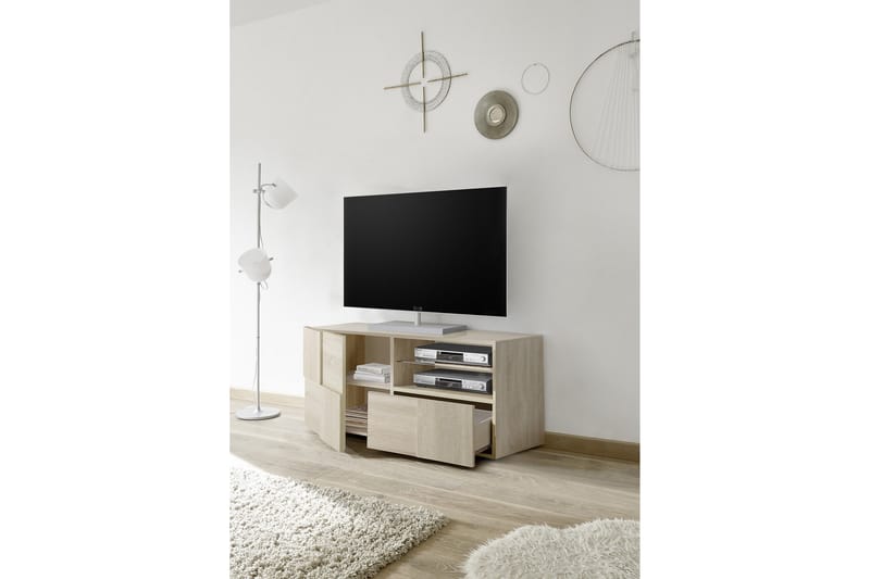 Dama TV-benk 121 cm - Samoa Eik/Tre - Møbler - Mediamøbel & tv møbel - TV-benk & mediabenk