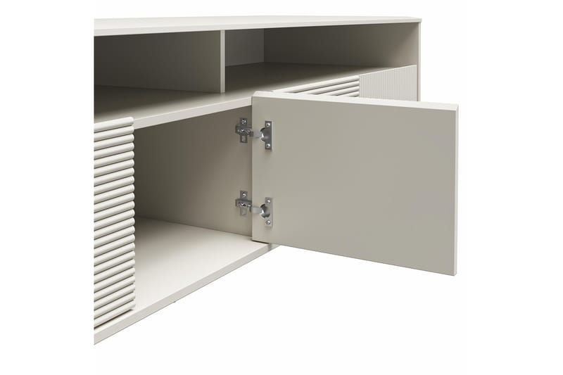 Daphne Tv-benk 158,5x50 cm Hvit - Dorel Home - Møbler - Mediamøbel & tv møbel - TV-benk & mediabenk