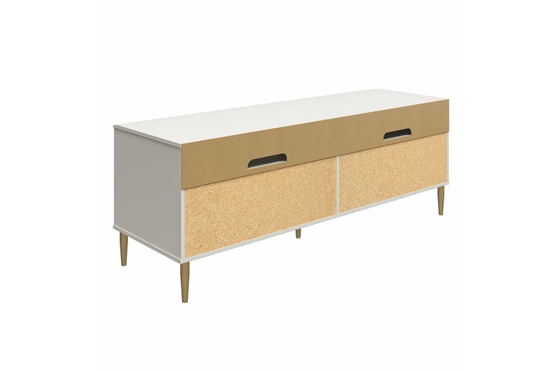 Daphne Tv-benk 158,5x50 cm Hvit - Dorel Home - Møbler - Mediamøbel & tv møbel - TV-benk & mediabenk