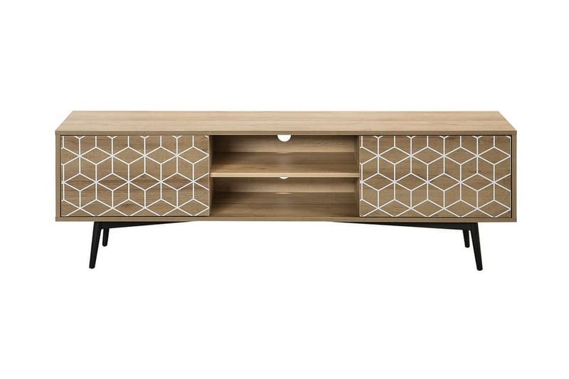 Dariana TV-Benk 160 cm - Tre/Natur - Møbler - Mediamøbel & tv møbel - TV-benk & mediabenk