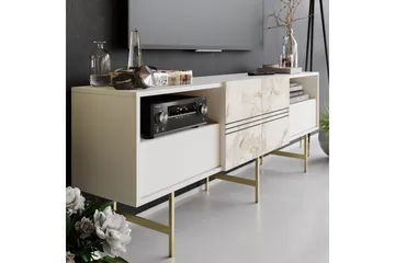 Dasaki Tv-benk 180 cm - Hvit - Møbler - Mediamøbel & tv møbel - TV-benk & mediabenk