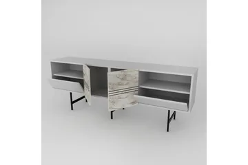 Dasaki Tv-benk 180 cm - Hvit - Møbler - Mediamøbel & tv møbel - TV-benk & mediabenk