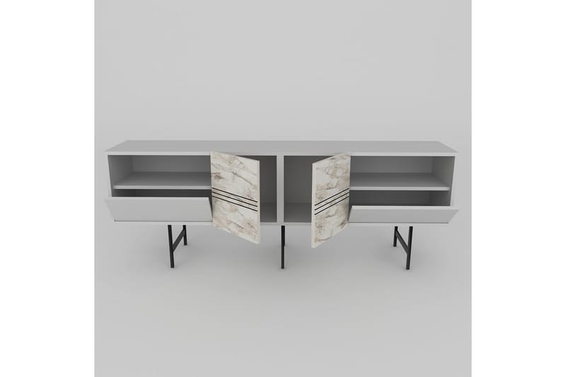 Dasaki Tv-benk 180 cm - Hvit - Møbler - Mediamøbel & tv møbel - TV-benk & mediabenk