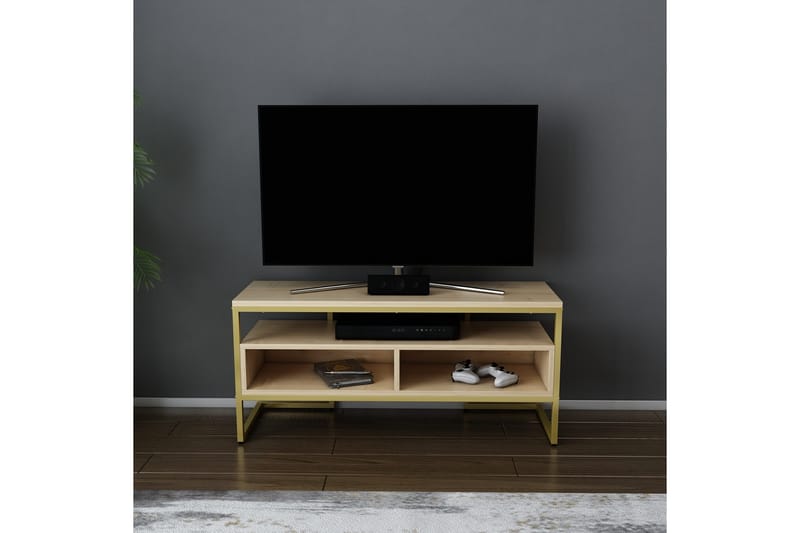 Desgrar Tv-benk 110x49,9 cm - Gull - TV-benk & mediabenk